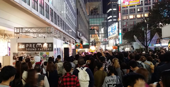 PREMIER team engineered the main stage of big Tokyo out-door festival in front of famous Shibuya station. Thousands of people stopped in their tracks.
