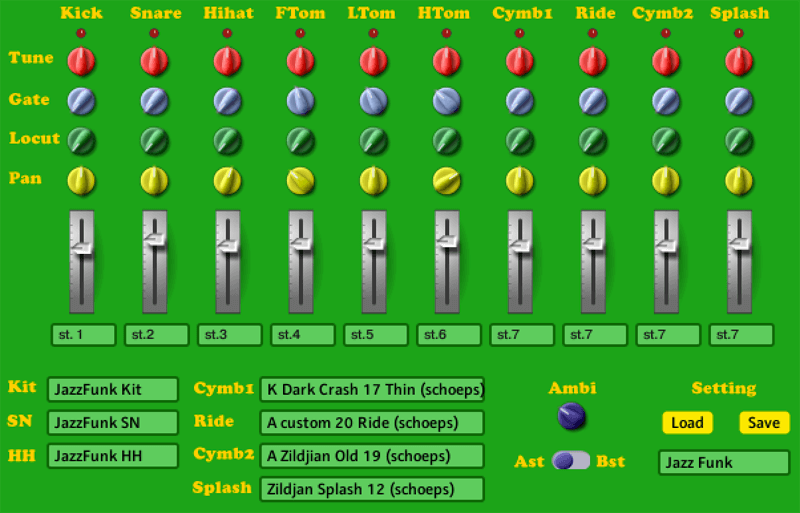 Automation and midi control are available by right clicking knobs.